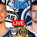 LIVE: SAN ANTONIO SPURS vs DENVER NUGGETS | NBA | PLAY BY PLAY | SCOREBOARD