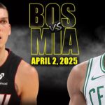 Boston Celtics vs Miami Heat Full Game Highlights - April 2, 2025 | NBA Regular Season
