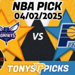 Charlotte Hornets vs Indiana Pacers Pick 4/2/25 NBA Pick Prediction