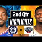 LA Clippers vs New Orleans Pelicans Full Highlights 2nd Qtr | Apr 2 | 2025 NBA Highlights