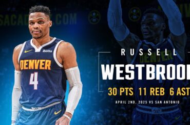 Russell Westbrook Full Game Highlights vs. Spurs 📺 | 4/2/25