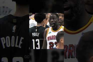 Poole & Draymond were going at it 😬