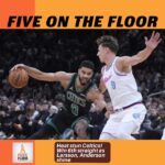 Heat stun Celtics! Win 6th straight as Larsson, Anderson shine | Five on the Floor LIVE