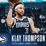 Klay Thompson (17 Points) Highlights vs. Atlanta Hawks | April 2, 2025
