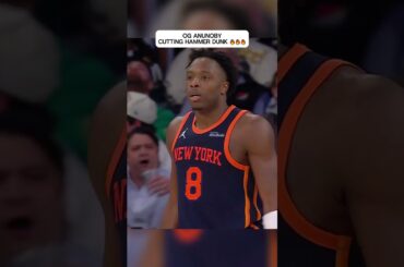 OG Anunoby cutting hammer dunk vs Philadelphia 76ers 🔥