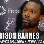 Harrison Barnes Postgame vs Denver Nuggets | 4.2.2025