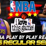 🔴LAKERS vs WARRIORS │ 2025 NBA Season Basketball Game Play-By-Play Reaction & Scoreboard