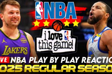 🔴LAKERS vs WARRIORS │ 2025 NBA Season Basketball Game Play-By-Play Reaction & Scoreboard