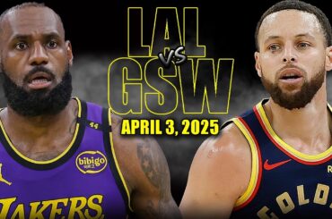 Los Angeles Lakers vs Golden State Warriors Full Game Highlights - April 3, 2025 |NBA Regular Season