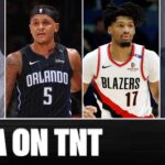 Shaq Reacts to Paolo Joining an ELITE Orlando Magic Club + VC Talks Sharpe's Game 👊 | NBA on TNT