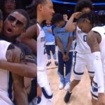 Ja Morant GAME WINNER BUZZER BEATER vs Heat then does the griddy