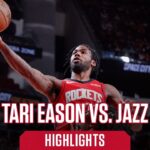 Tari Eason (15 points) Highlights vs. Utah Jazz l Houston Rockets
