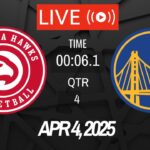 NBA LIVE! Golden State Warriors vs Atlanta Hawks I April 4, 2025 Warriors vs Hawks 2K Live