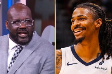 SHAQ & TNT crew REACT to Ja Morant’s INSANE GAME-WINNER vs Heat 😱