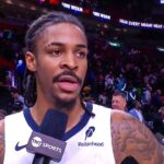 Ja Morant talks GAME-WINNER at the Buzzer vs Heat, Postgame Interview