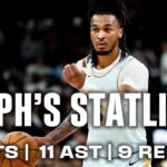 STEPH'S DOUBLE-DOUBLE VS THE CAVS!