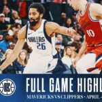 Dallas Mavericks Highlights vs. Los Angeles Clippers | April 4, 2025
