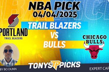 Portland Trail Blazers vs Chicago Bulls 4/4/25 NBA Spread Pick