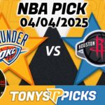 Oklahoma City Thunder vs. Houston Rockets Pick 4/4/25 NBA Pick Prediction