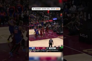 OG Anunoby shows skill moves vs Cleveland Cavaliers 🔥