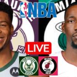 LIVE: MILWAUKEE BUCKS vs MIAMI HEAT | NBA | PLAY BY PLAY | SCOREBOARD