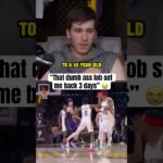 LeBron told AR the lob set him back 🤣