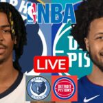 LIVE: MEMPHIS GRIZZLIES vs DETROIT PISTONS | NBA | PLAY BY PLAY | SCOREBOARD