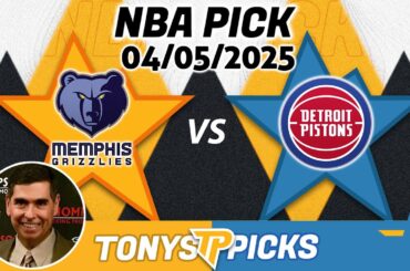 Memphis Grizzlies vs. Detroit Pistons Pick 4/5/25 NBA Pick Prediction