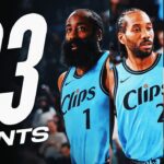 Harden (29 PTS), Kawhi (29 PTS) & Zubac (100% FG) Were DOMINANT! | April 5, 2025