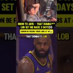 LeBron regrets catching that lob😭