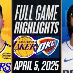 LAKERS vs MAVERICKS FULL GAME HIGHLIGHTS APRIL 5, 2025 NBA FULL GAME HIGHLIGHTS TODAY 2K25
