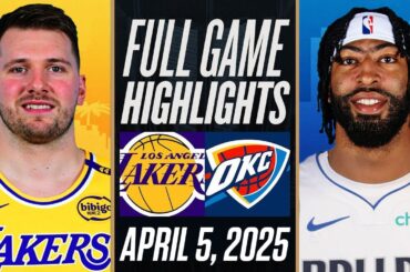 LAKERS vs MAVERICKS FULL GAME HIGHLIGHTS APRIL 5, 2025 NBA FULL GAME HIGHLIGHTS TODAY 2K25