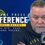 Coach Malone Pregame Press Conference vs. Pacers 🎙 | 4/5/25