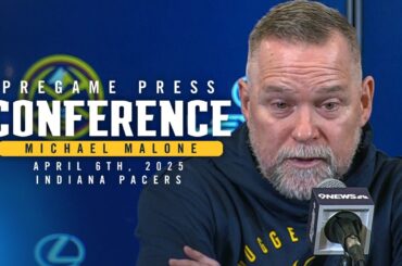 Coach Malone Pregame Press Conference vs. Pacers 🎙 | 4/5/25