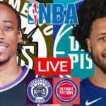 LIVE: SACRAMENTO KINGS vs DETROIT PISTONS | NBA | PLAY BY PLAY | SCOREBOARD