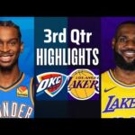 Los Angeles Lakers vs. Oklahoma City Thunder Full 3rd Qtr Highlights - Apr 6 - 2025 NBA Highlights