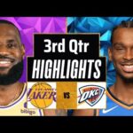Los Angeles Lakers vs Oklahoma City Thunder Full Highlights 3rd Qtr P2 | Apr 6 | 2025 NBA Highlights