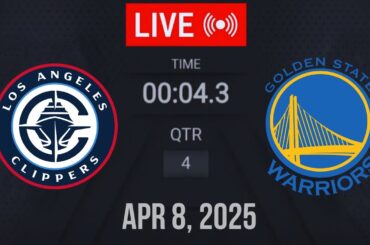 NBA LIVE! Golden State Warriors vs Los Angeles Clippers | April 8, 2025 Warriors vs Clippers 2K25