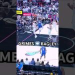 Bagley cuts back door for the LOB!