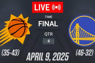 NBA LIVE! Golden State Warriors vs Phoenix Suns | April 9, 2025 | Warriors vs Suns Full Live 2K25