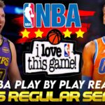 🔴LAKERS vs OKC THUNDER │ 2025 NBA Season Basketball Game Play-By-Play Reaction & Scoreboard