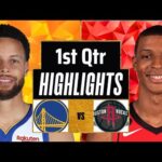 Golden State Warriors vs. Houston Rockets Full Highlights 1st Qtr P2 | Apr 6 | 2025 NBA Highlights