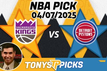 Sacramento Kings vs. Detroit Pistons Pick 4/7/25 NBA Pick Prediction