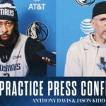 Anthony Davis & Jason Kidd | Practice Presser | 04/08/25