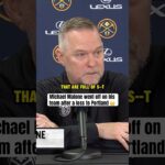 Malone was fired less than a month later