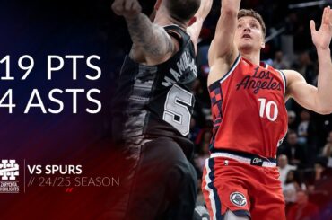 Bogdan Bogdanovic 19 pts 4 asts vs Spurs 24/25 season