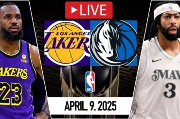 NBA LIVE! Los Angeles Lakers vs Dallas Mavericks | April 9, 2025 | Mavs vs Lakers NBA LIVE 2K25