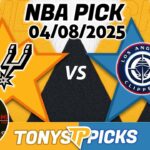 San Antonio Spurs vs LA Clippers Pick 4/8/25 NBA Pick Prediction