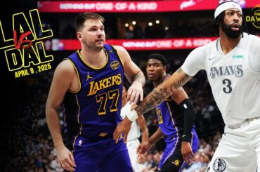 Los Angeles Lakers vs Dallas Mavericks Full Game Highlights | April 9, 2025 | LUKA's Return