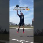 THE STRONG AHH JUMPSHOT 🏀🤣 #basketball #shorts